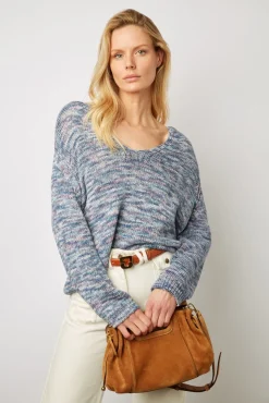 Pull Chine En Coton Multico Lipstick - Lexia