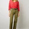 Pull Col V En Lin Ecrevisse - Lee