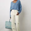 Pull V En Cachemire Electrique - Ludovica