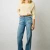Pull V En Laine Et Coton Ecru - Lorie
