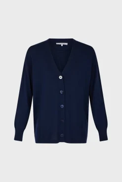 Pull-Gilet Marine - Pull