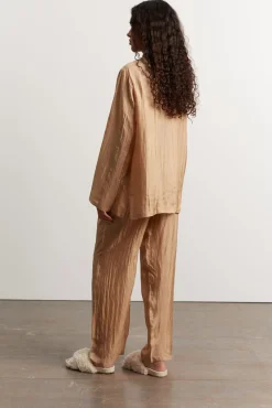 Pyjama En Soie - Beige