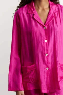 Pyjama En Soie - Fuchsia