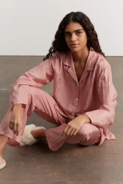 Pyjama En Soie - Vieux Rose
