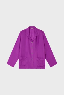Pyjama En Soie - Violet