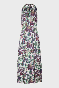 Robe Longue Dos Nu Ecru - Elwina