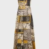 Robe Longue En Coton Ocre - Elane