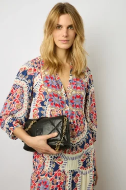 Robe Longue Imprimee Naturel - Emi