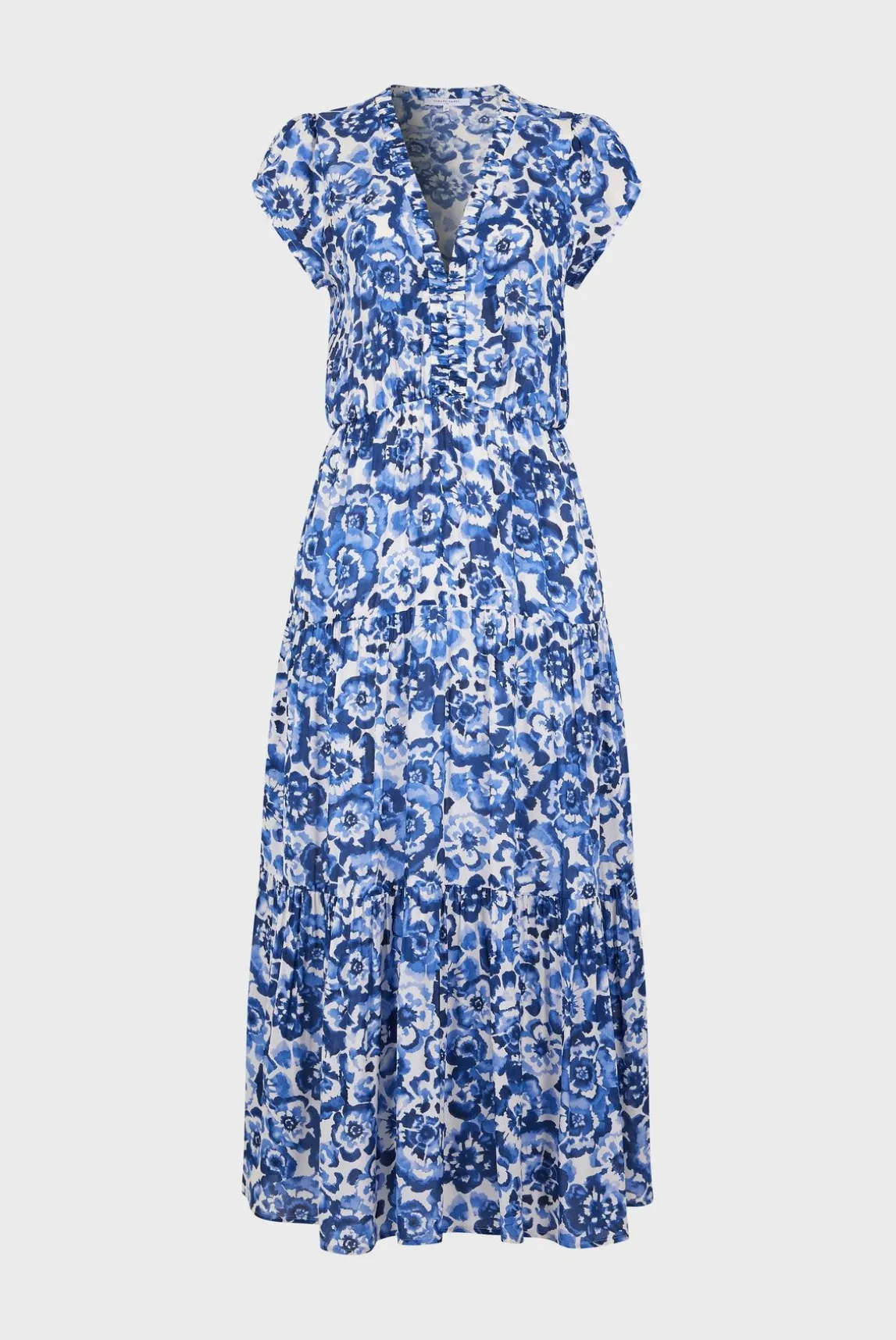 Robe Longue Tie And Dye Indigo - Euranie