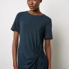 Robe Midi En Jersey Marine - Emmeline