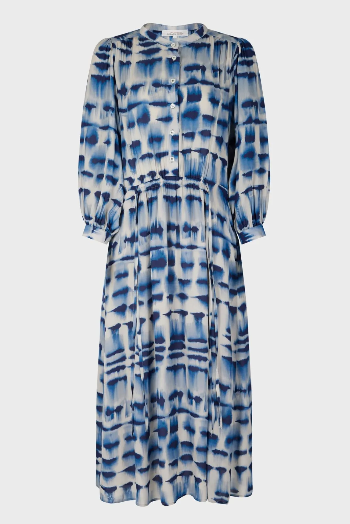 Robe Midi Tie And Dye Encre - Ellya