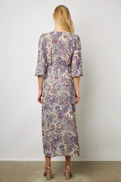 Robe Portefeuille Imprimee Naturel - Edna