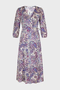 Robe Portefeuille Imprimee Naturel - Edna