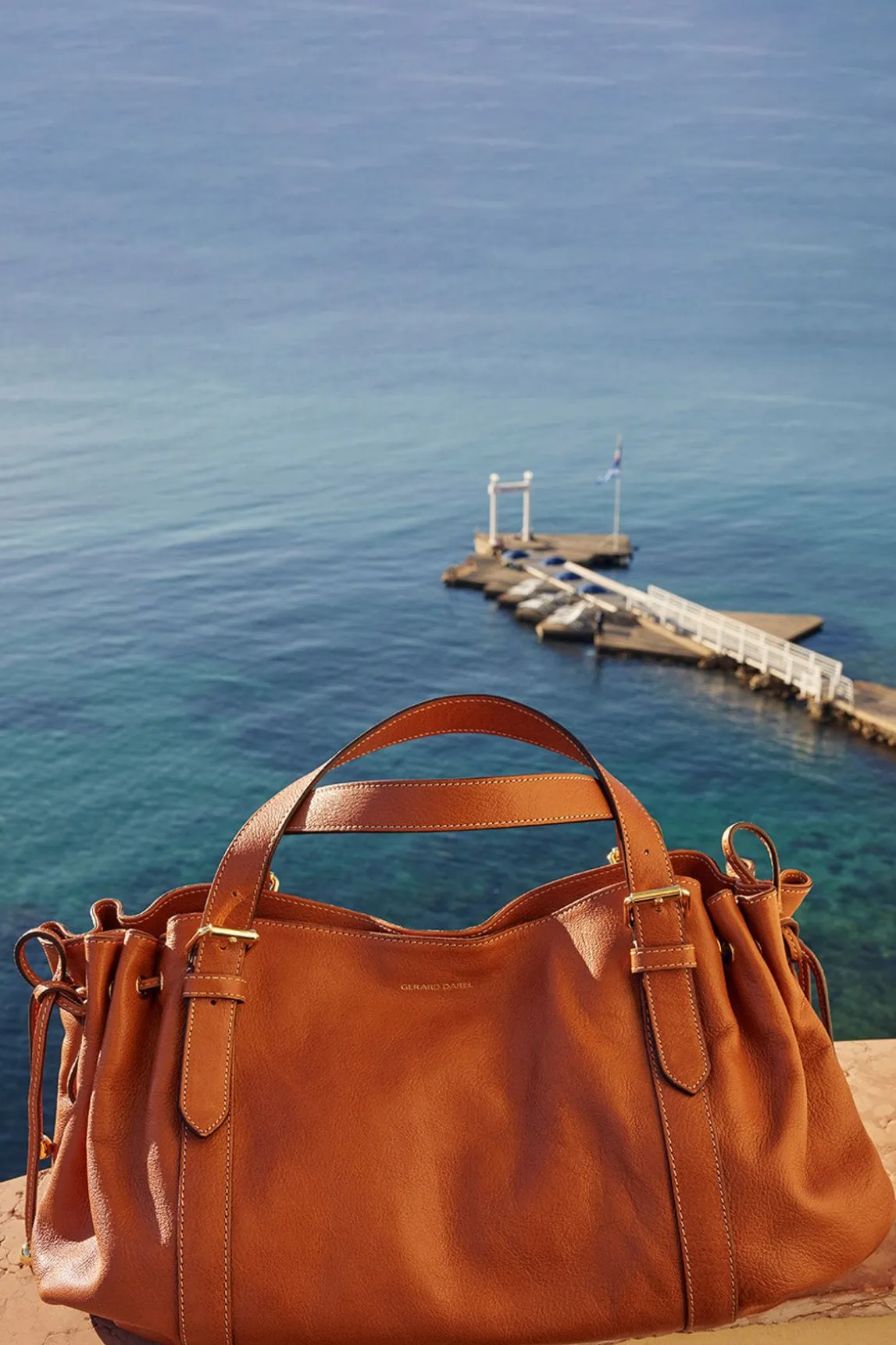 Sac A Main En Cuir Femme Camel Le 24H