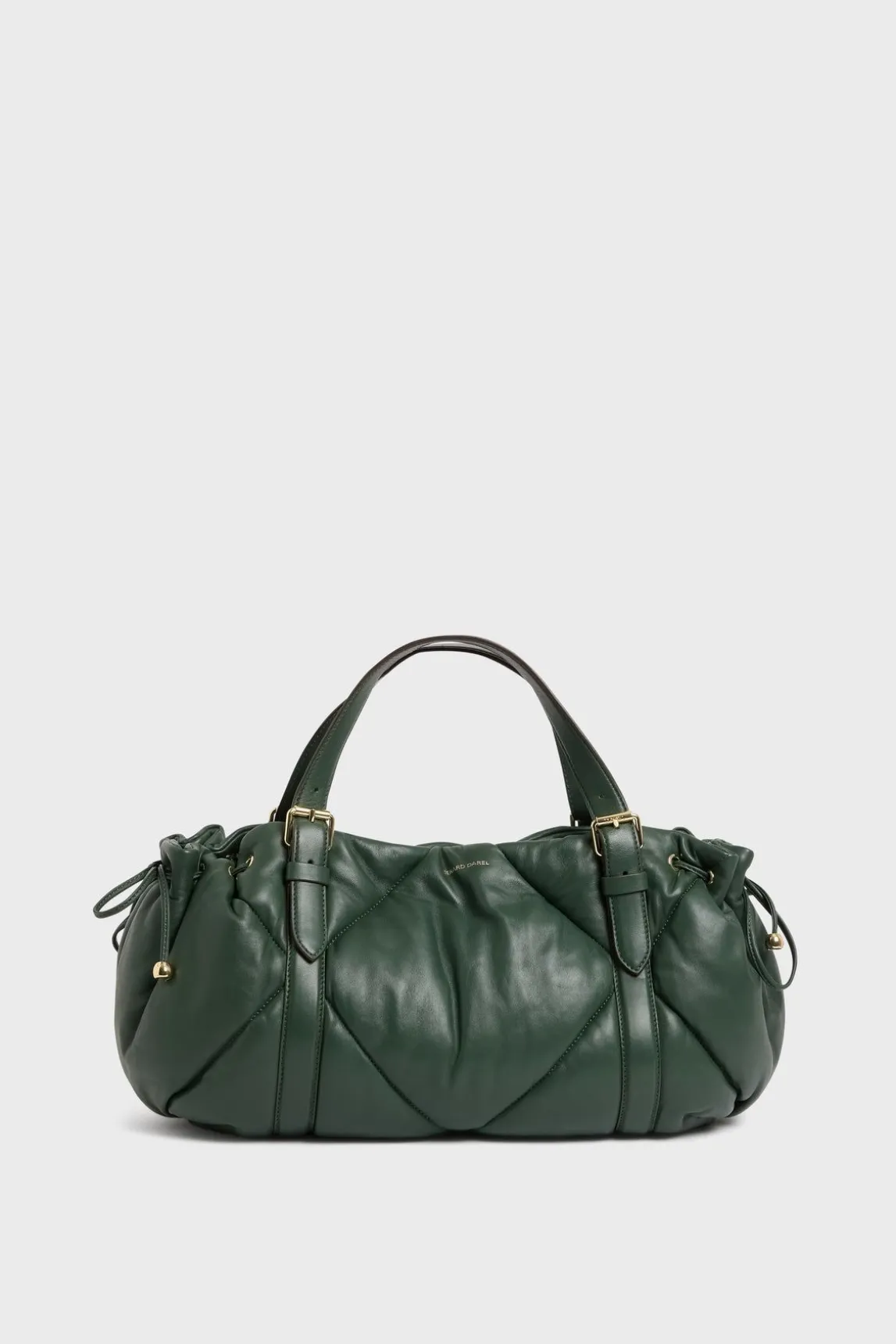 Sac A Main En Cuir Matelasse Vert - Le 24H