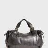 Sac A Main En Cuir Metallique - 24H