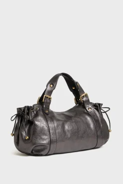Sac A Main En Cuir Metallique - 24H