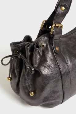 Sac A Main En Cuir Metallique - 24H