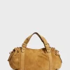 Sac A Main En Cuir Velours - 24H