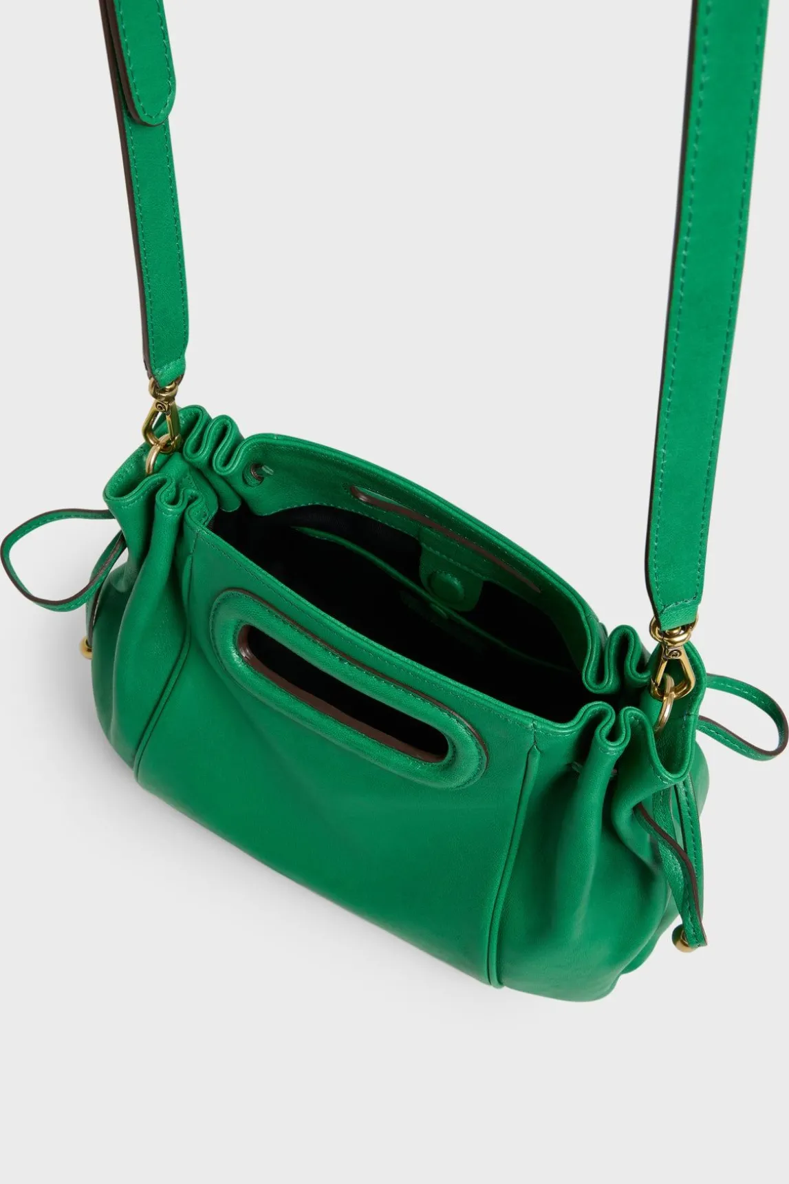 Sac A Main En Cuir Vert - Mini Dany