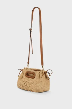Sac A Main En Raphia Ficelle - Mini Dany