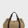 Sac A Main En Toile Kaki - 24H
