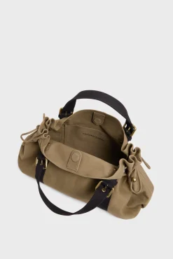 Sac A Main En Toile Kaki - 24H