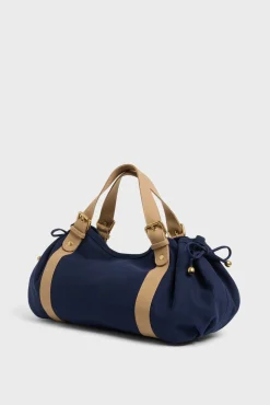 Sac A Main En Toile Marine - 24H