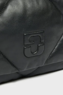Sac Bandouliere Cuir Matelasse Noir - Fanny