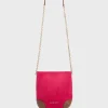 Sac Bandouliere En Cuir Rose - Mini Charlotte