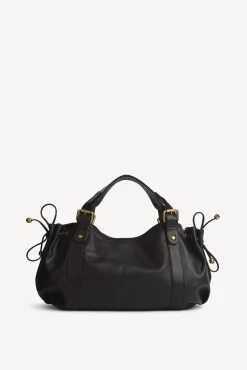 Sac En Cuir De Veau Noir - Le 24H
