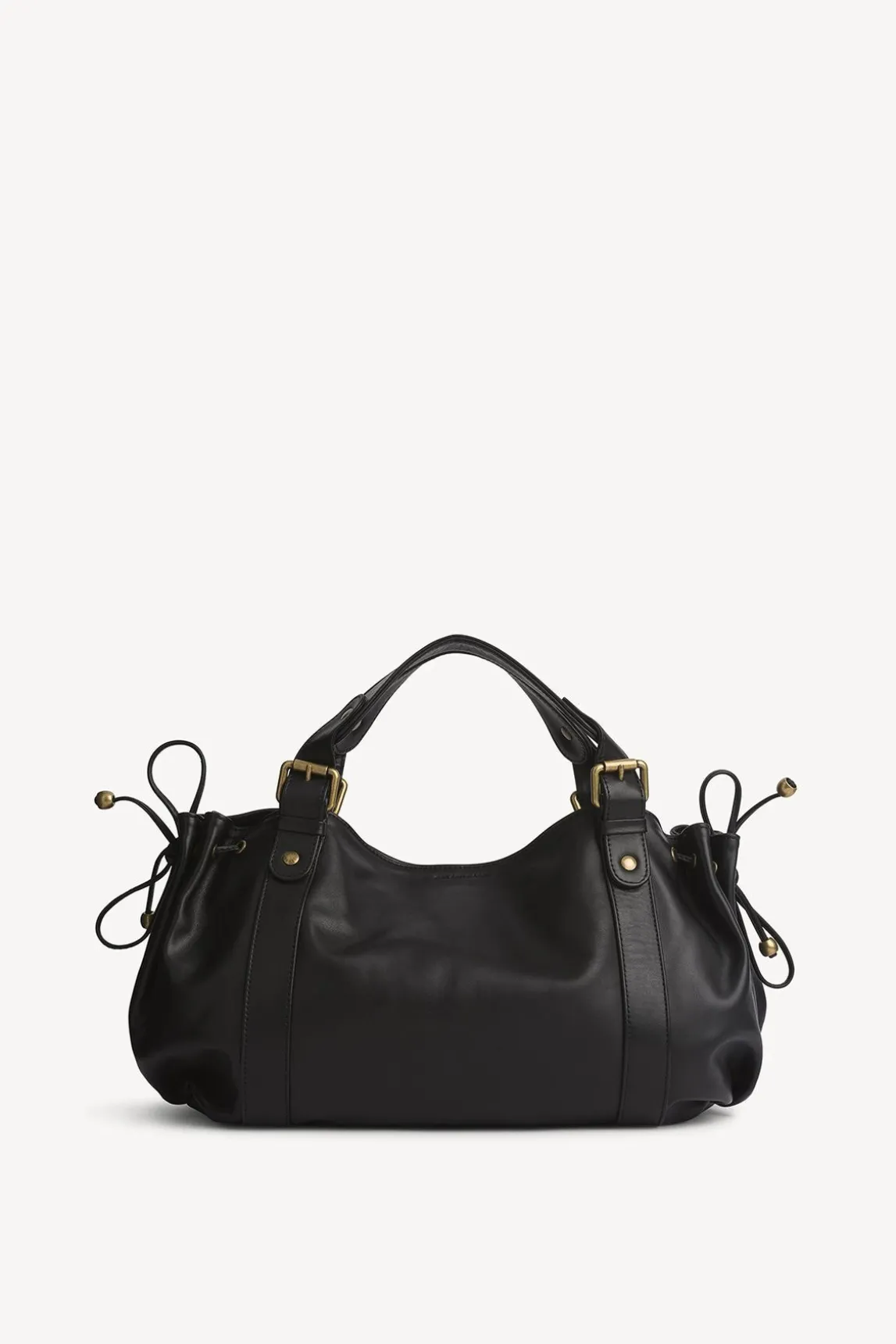 Sac En Cuir De Veau Noir - Le 24H