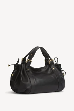 Sac En Cuir De Veau Noir - Le 24H