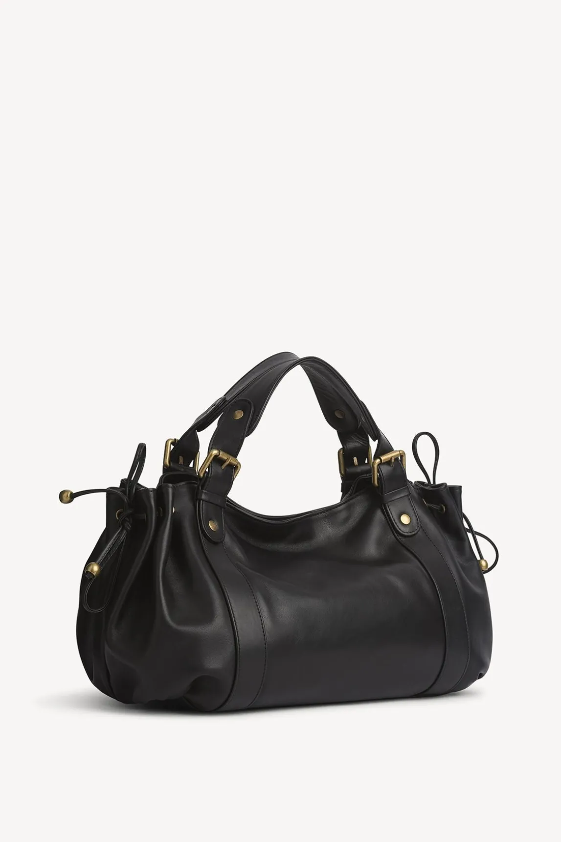 Sac En Cuir De Veau Noir - Le 24H