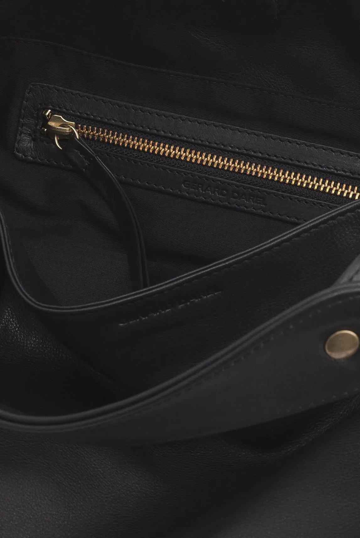 Sac En Cuir De Veau Noir - Le 24H