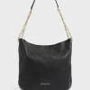Sac Hobo En Cuir Femme Noir Le Charlotte