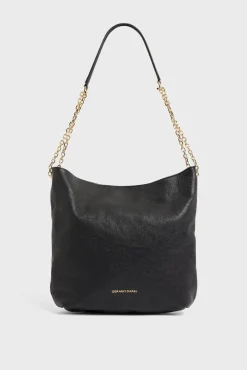 Sac Hobo En Cuir Femme Noir Le Charlotte