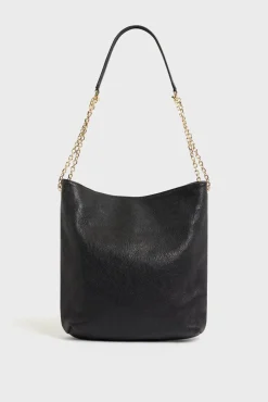 Sac Hobo En Cuir Femme Noir Le Charlotte