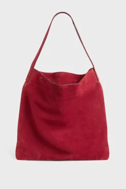 Sac Hobo En Cuir Velours Grenade - Lady