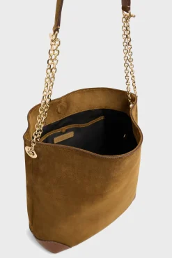 Sac Hobo En Cuir Velours - Le Charlotte