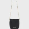 Sac Travers En Cuir Noir - Le Mini Charlotte