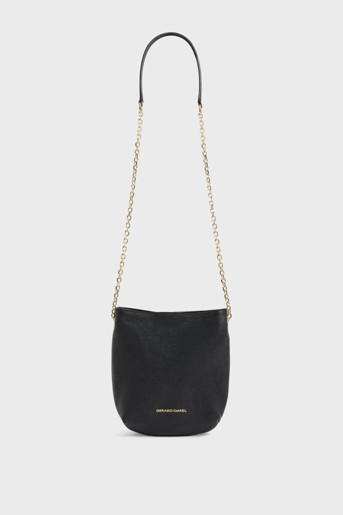 Sac Travers En Cuir Noir - Le Mini Charlotte