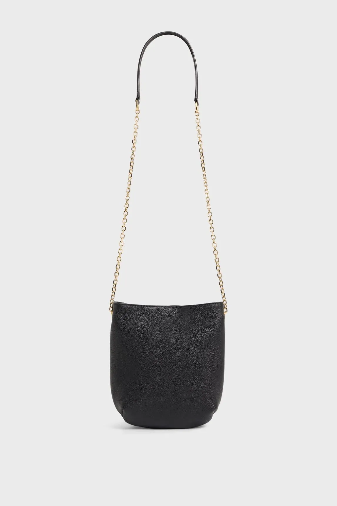 Sac Travers En Cuir Noir - Le Mini Charlotte