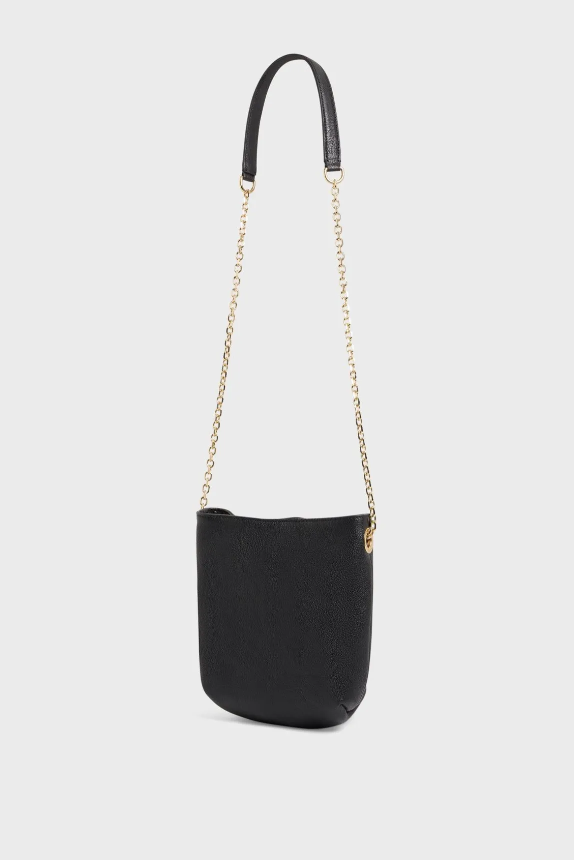 Sac Travers En Cuir Noir - Le Mini Charlotte
