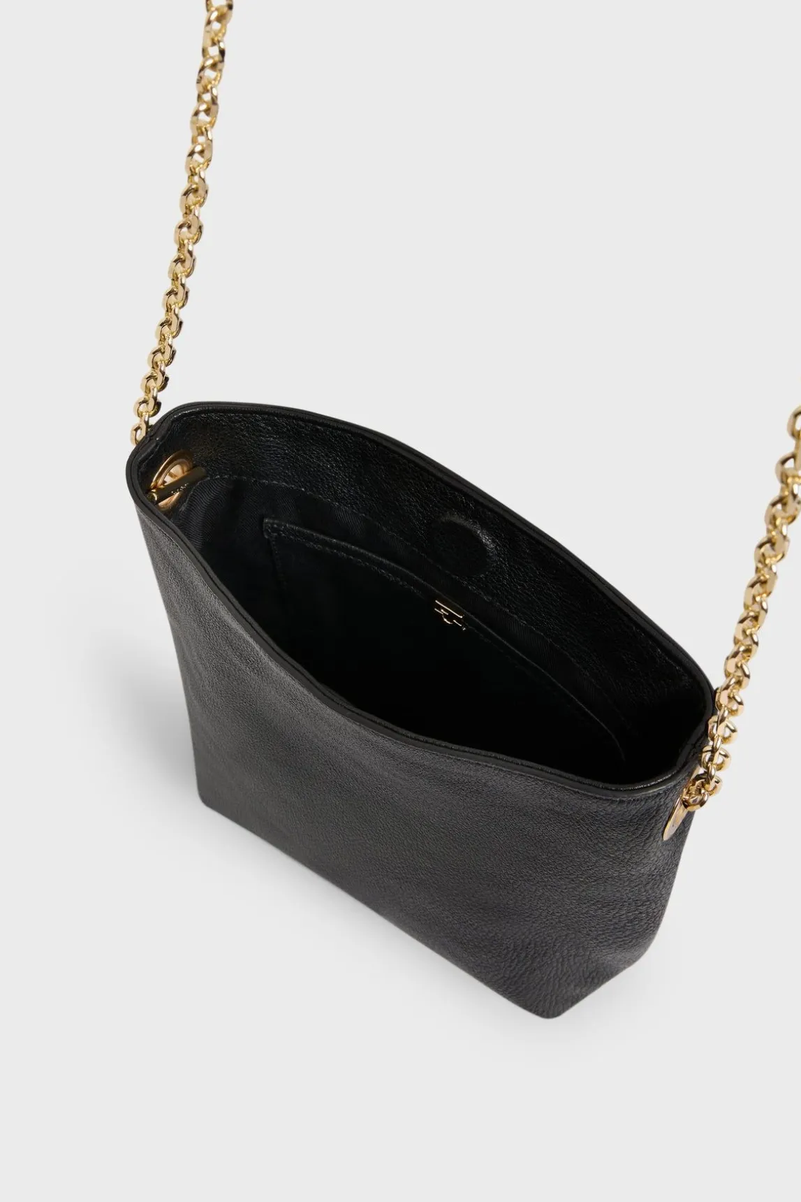 Sac Travers En Cuir Noir - Le Mini Charlotte