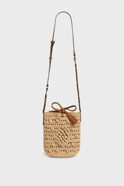 Sac Travers En Raphia Ficelle - Trinity