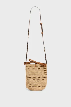 Sac Travers En Raphia Ficelle - Trinity
