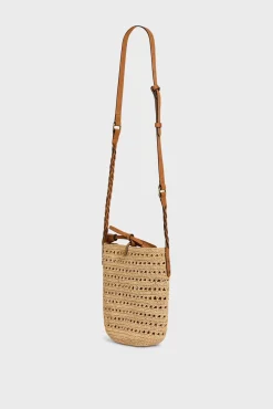 Sac Travers En Raphia Ficelle - Trinity