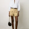 Short A Poches En Coton Sable - Clemy