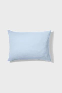 Taie D'Oreiller En Lin Lave - Bleu Du Ciel